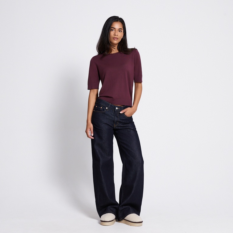 Fine-knit tee "Ada"